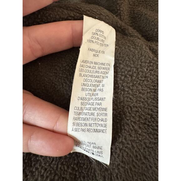 Vintage LL Bean Barn Jacket Mens XL Fleece Lined Canvas Coat Katahdin Iron Works - Picture 4 of 15